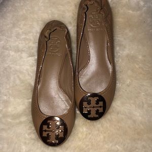 Big Girl’s Size 3-3.5 Tory Burch Reva Ballet Flats